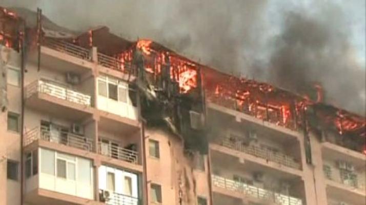 Incendiu la complexul rezidenţial al lui Robert Negoiţă